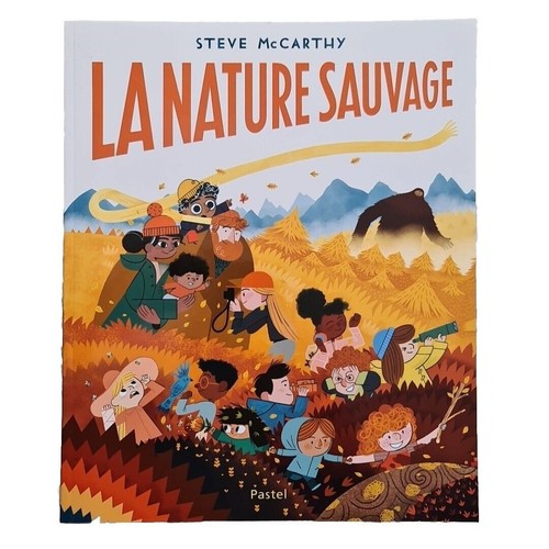 Livre nature sauvage pastel - livre,
